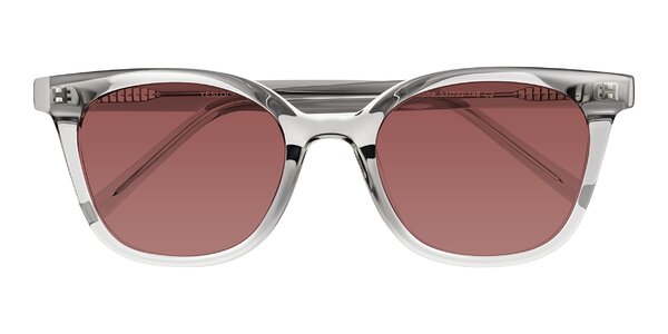 Front of Jeromme in Transparent Gray