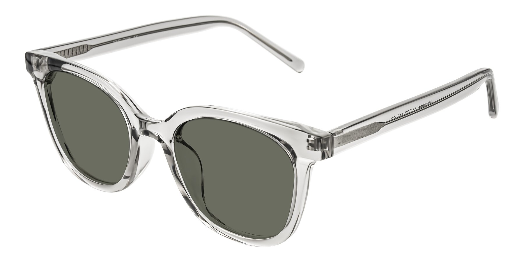 Angle of Jeromme in Transparent Gray with Gray Polarized Lenses
