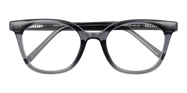Front of Jeromme in Translucent Gray