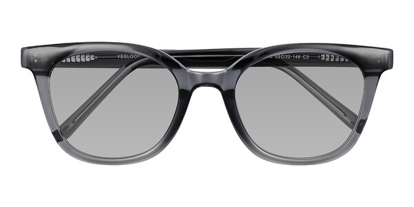 Front of Jeromme in Translucent Gray