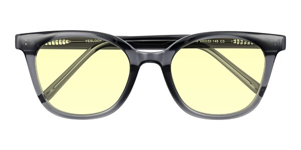 Front of Jeromme in Translucent Gray