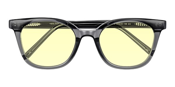 Front of Jeromme in Translucent Gray