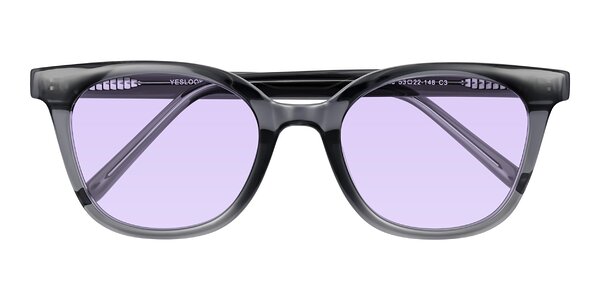 Front of Jeromme in Translucent Gray