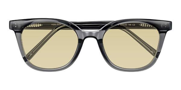 Front of Jeromme in Translucent Gray