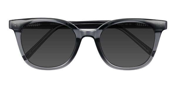 Front of Jeromme in Translucent Gray