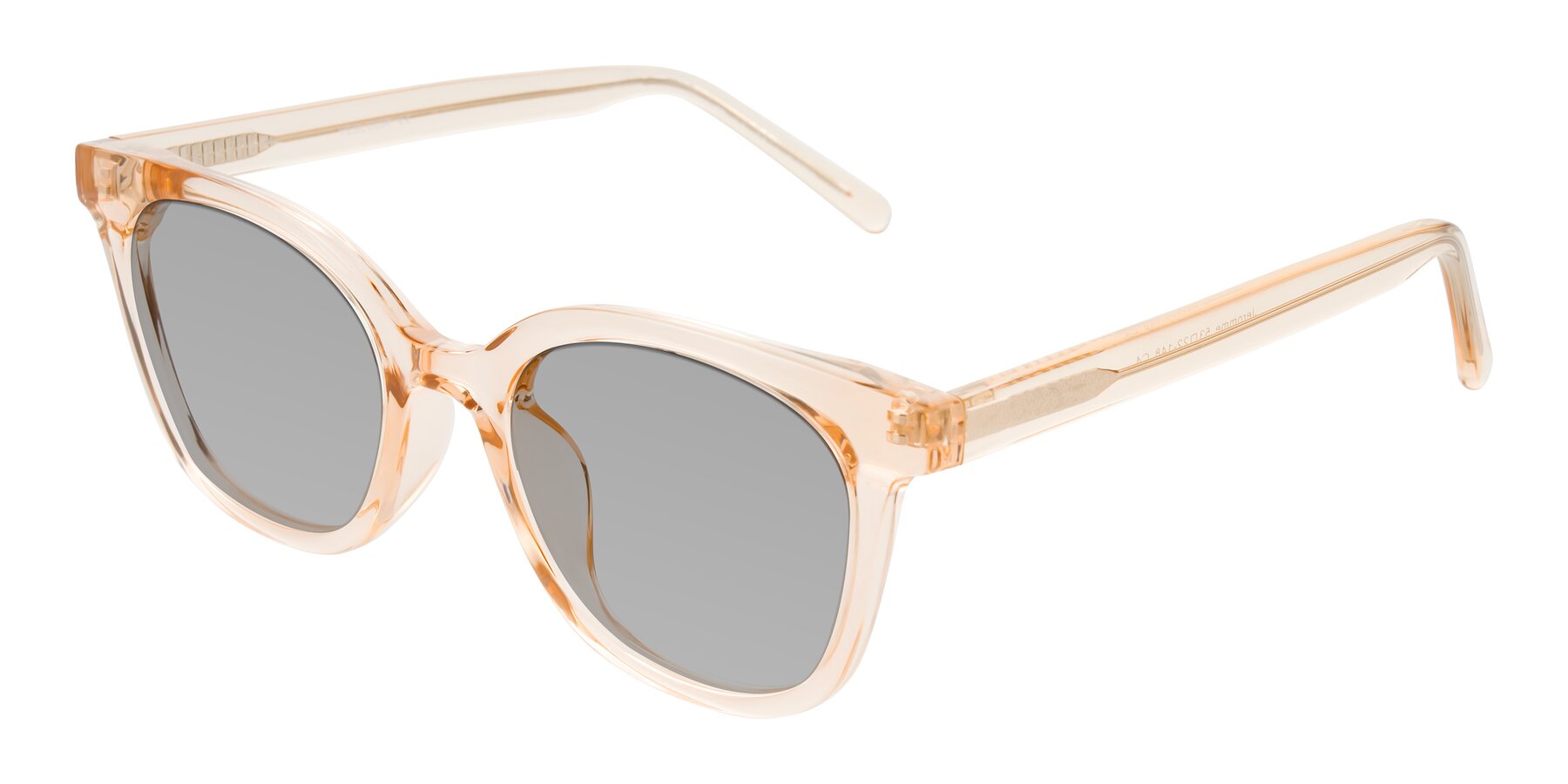 Angle of Jeromme in Champagne with Light Gray Tinted Lenses