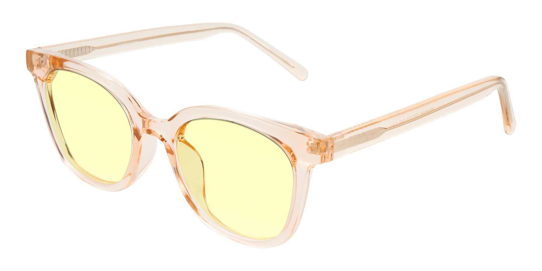 Angle of Jeromme in Champagne with Light Yellow Tinted Lenses