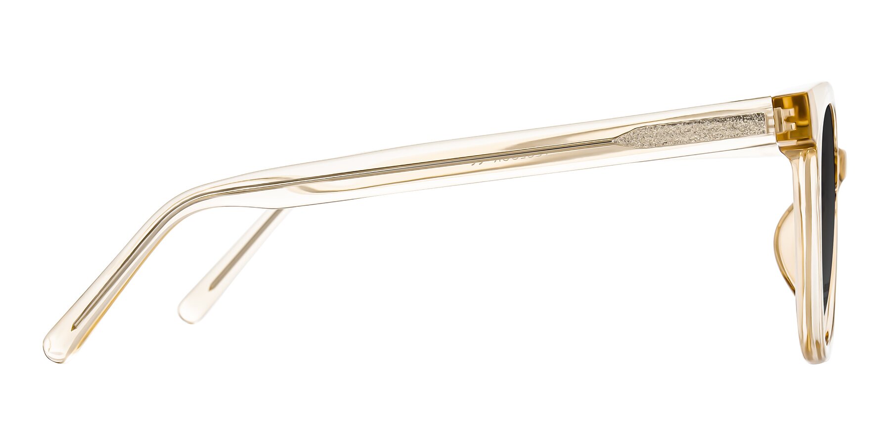 Side of Jeromme in Champagne with Gray Tinted Lenses