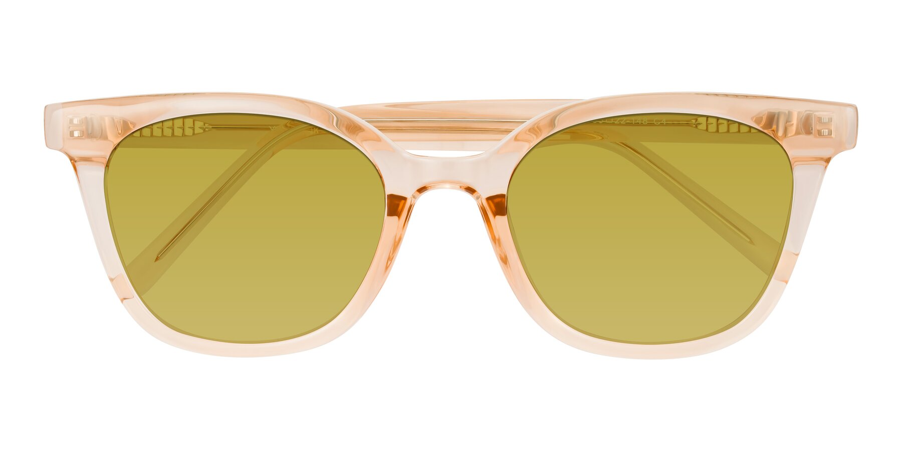 Folded Front of Jeromme in Champagne with Champagne Tinted Lenses