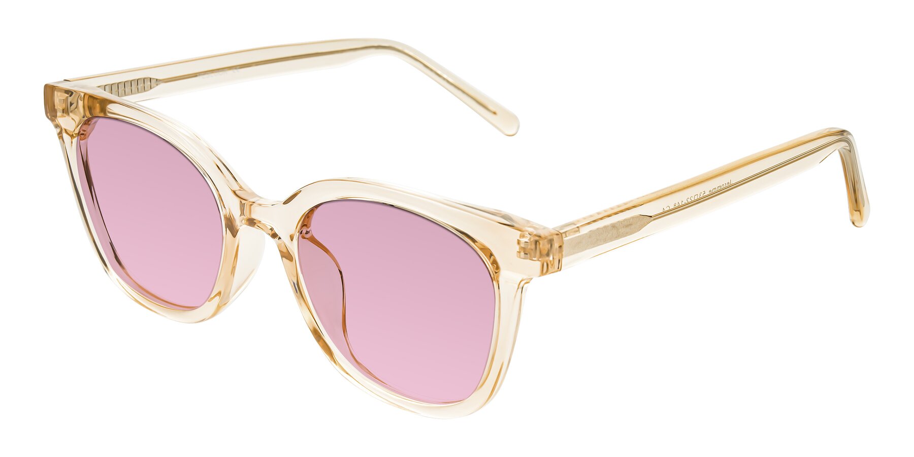 Angle of Jeromme in Champagne with Light Wine Tinted Lenses