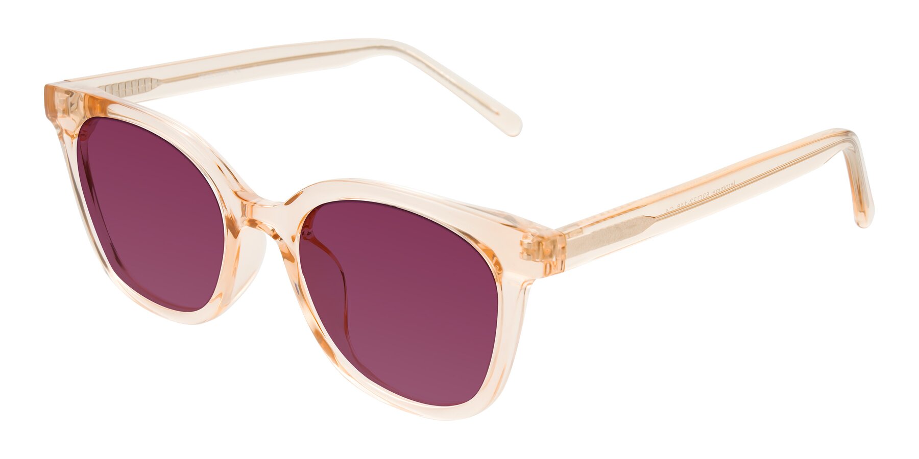 Angle of Jeromme in Champagne with Wine Tinted Lenses