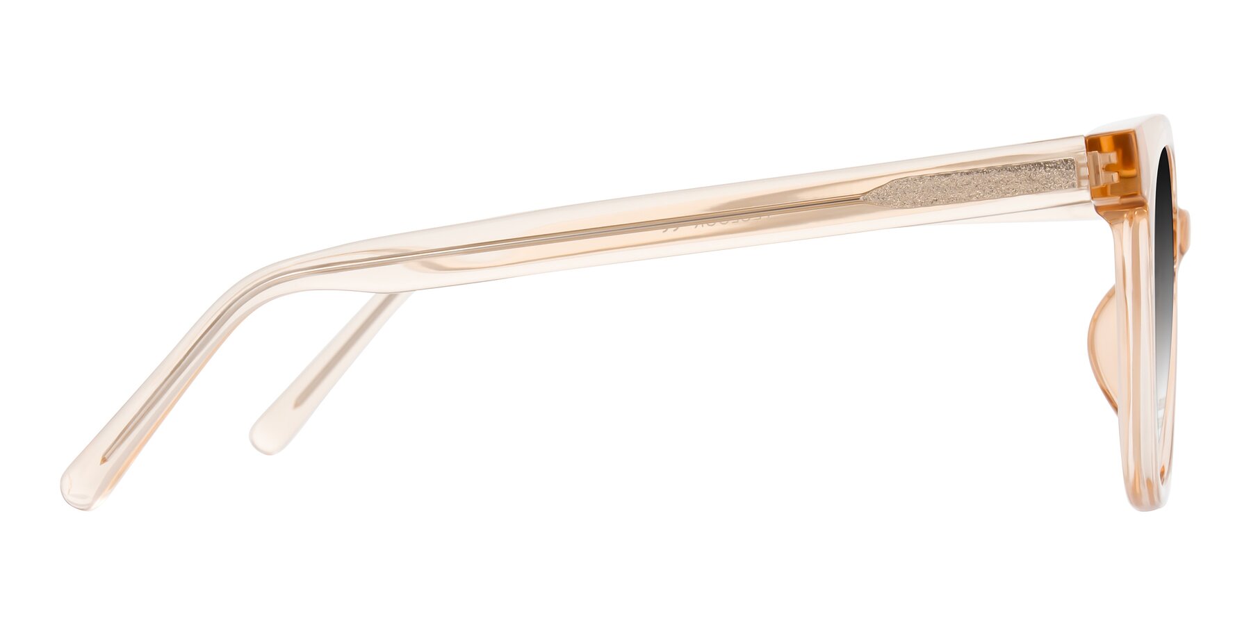 Side of Jeromme in Champagne with Gray Gradient Lenses