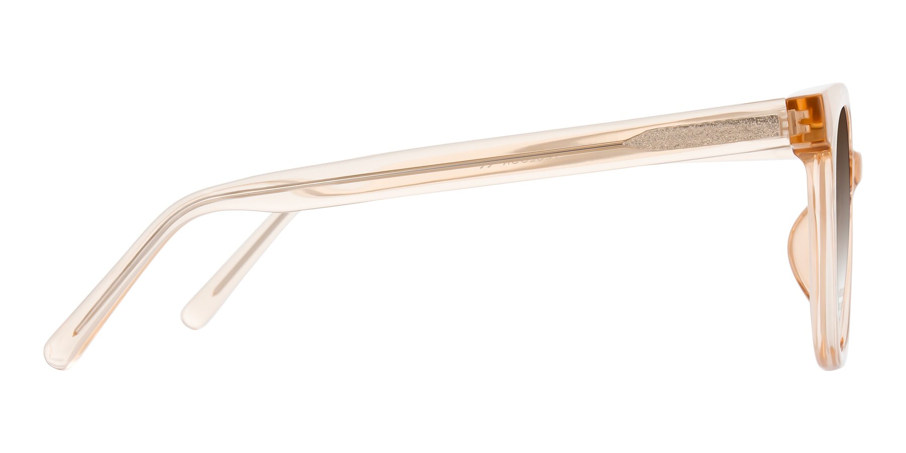 Side of Jeromme in Champagne with Brown Gradient Lenses