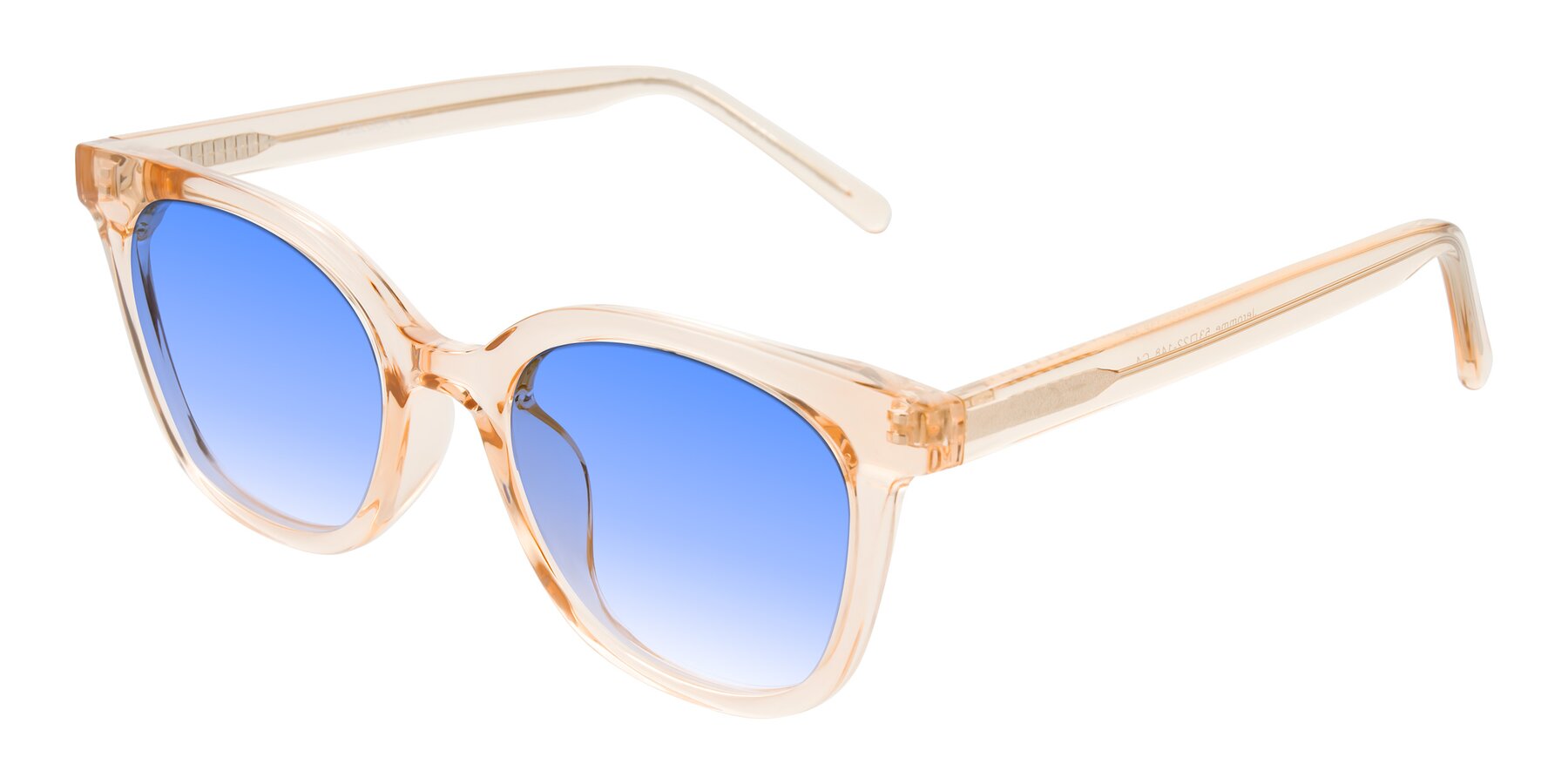 Angle of Jeromme in Champagne with Blue Gradient Lenses