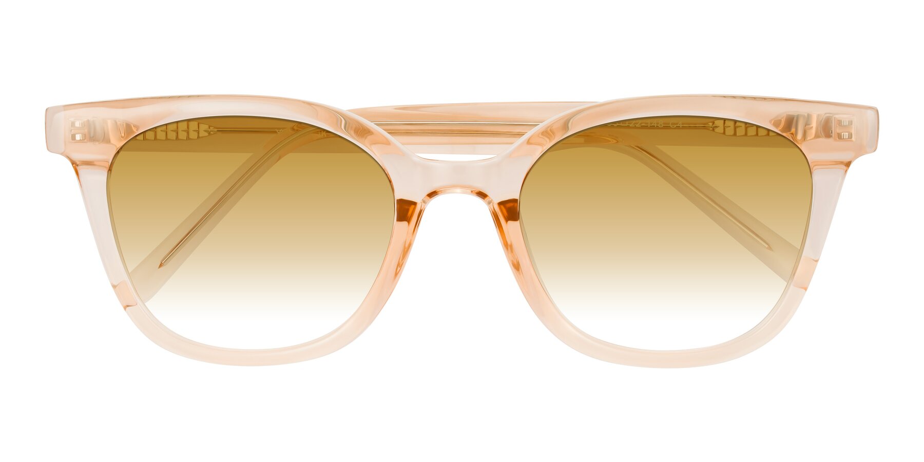 Folded Front of Jeromme in Champagne with Champagne Gradient Lenses