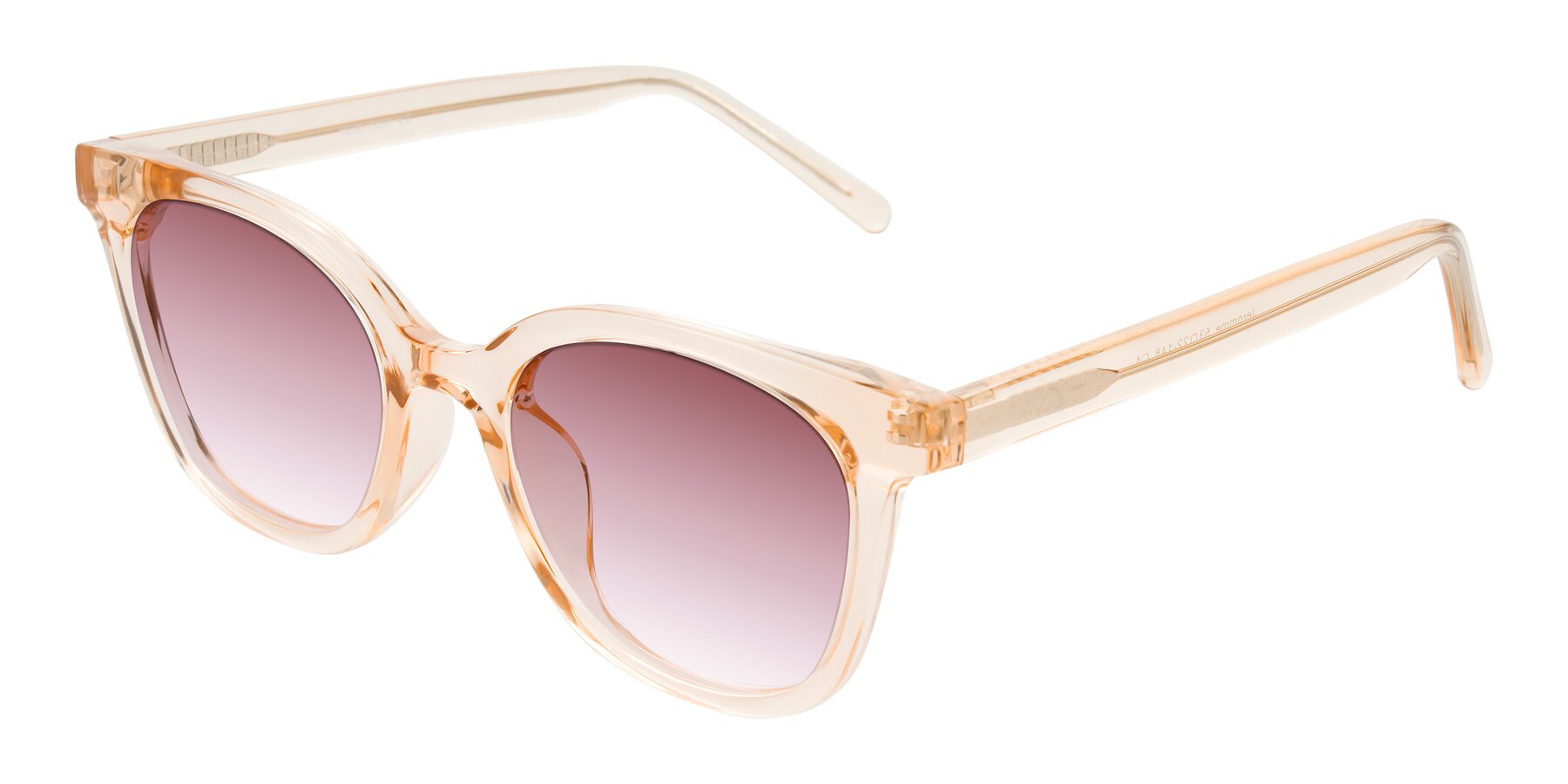 Angle of Jeromme in Champagne with Garnet Gradient Lenses