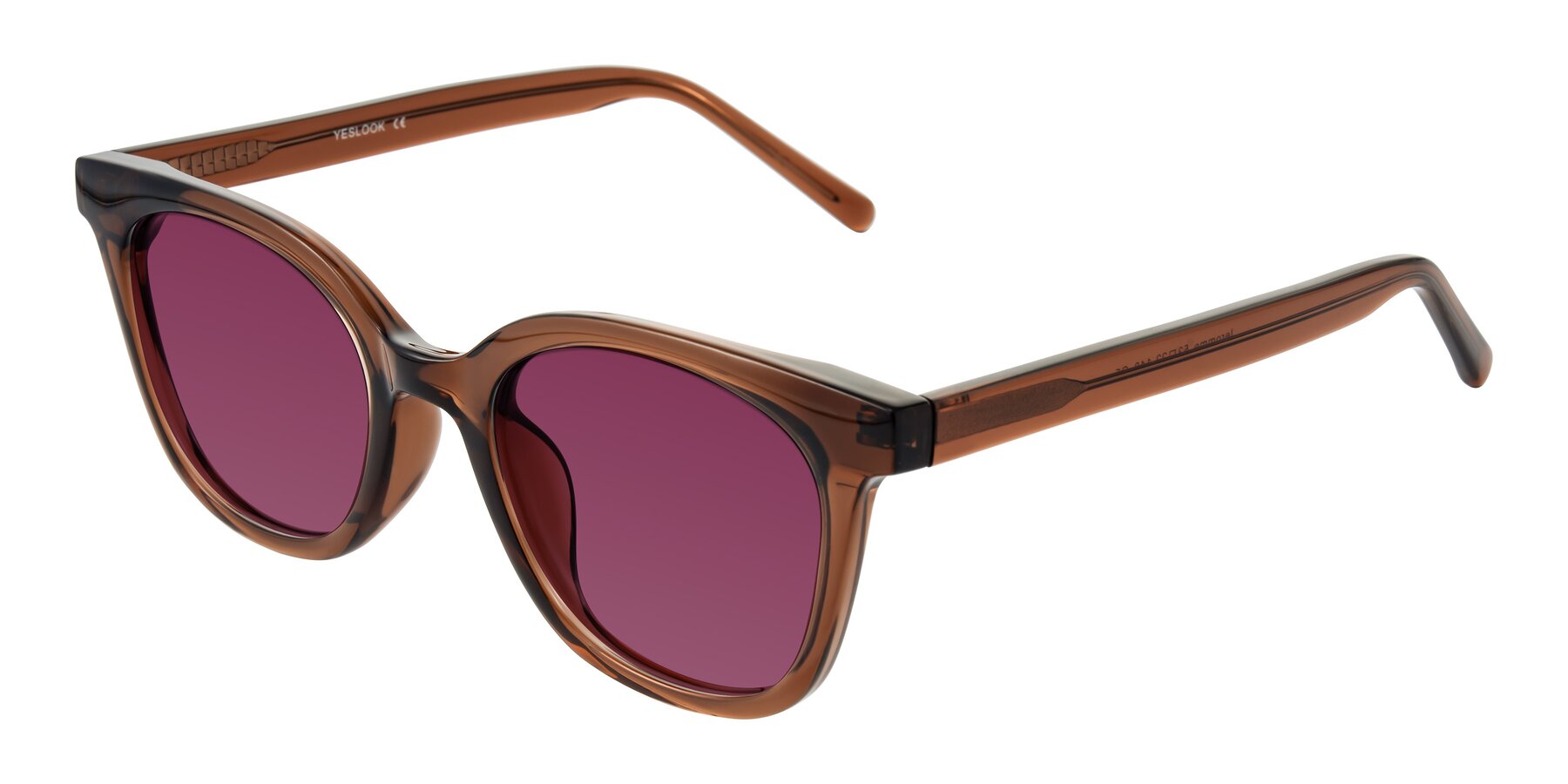 Angle of Jeromme in Coffee with Wine Tinted Lenses