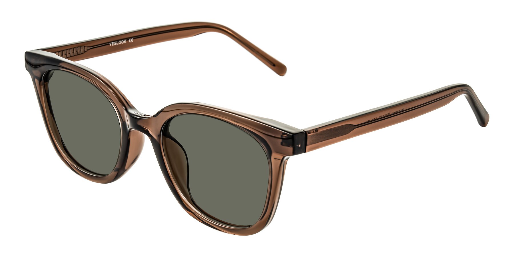 Angle of Jeromme in Coffee with Gray Polarized Lenses