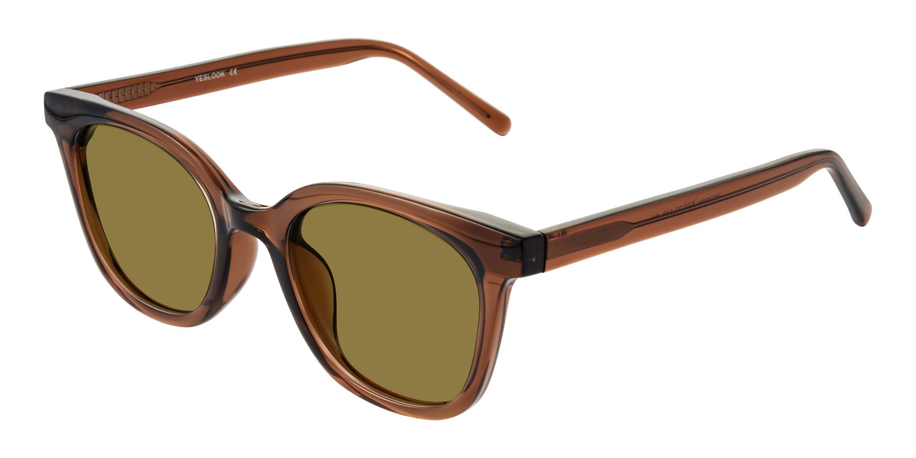 Angle of Jeromme in Coffee with Brown Polarized Lenses