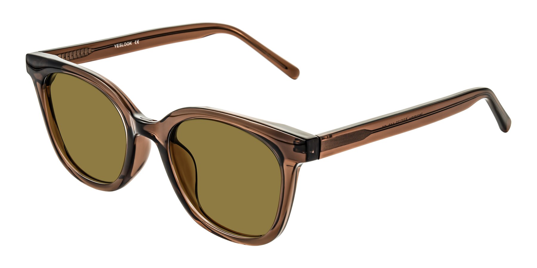Angle of Jeromme in Coffee with Brown Polarized Lenses