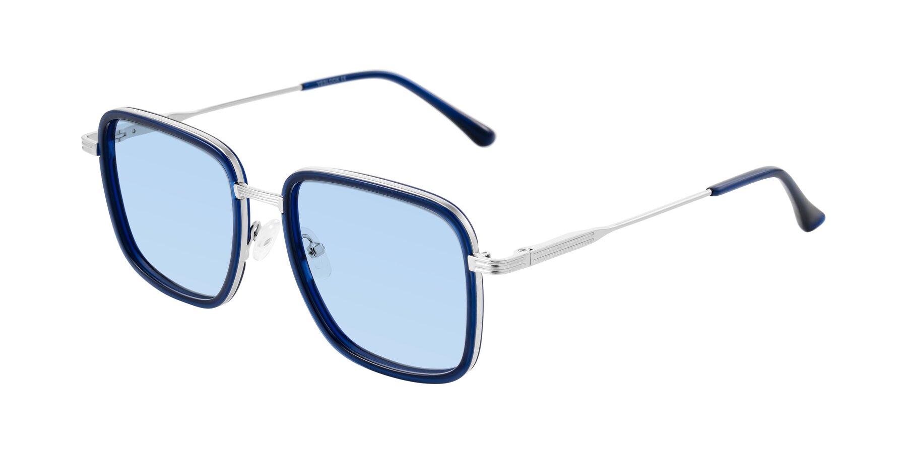 Angle of Guadiaro in Blue/Silver with Light Blue Tinted Lenses