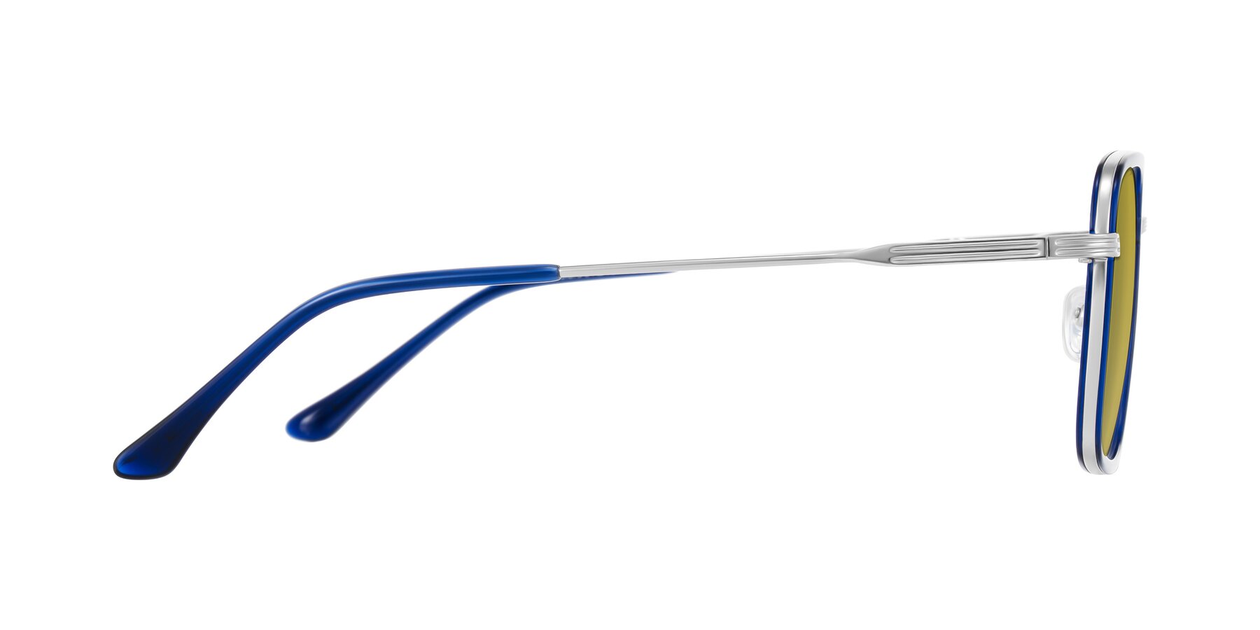 Side of Guadiaro in Blue/Silver with Champagne Tinted Lenses