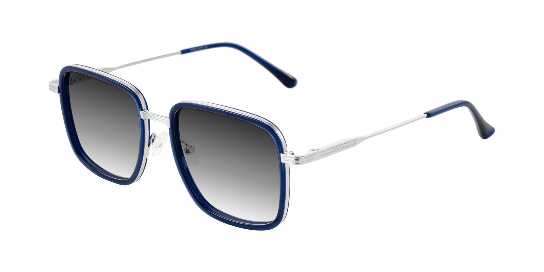 Angle of Guadiaro in Blue/Silver with Gray Gradient Lenses