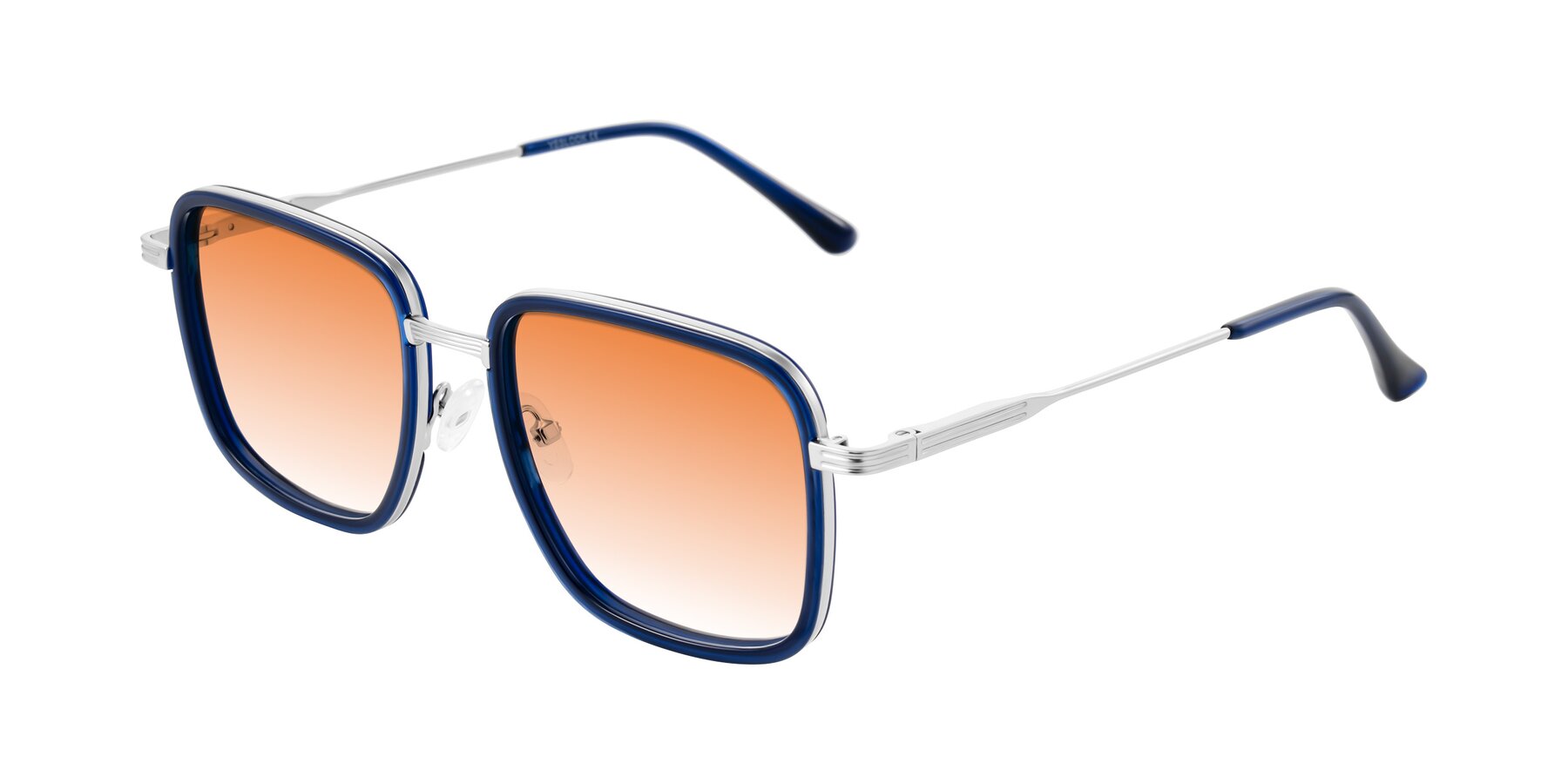 Angle of Guadiaro in Blue/Silver with Orange Gradient Lenses
