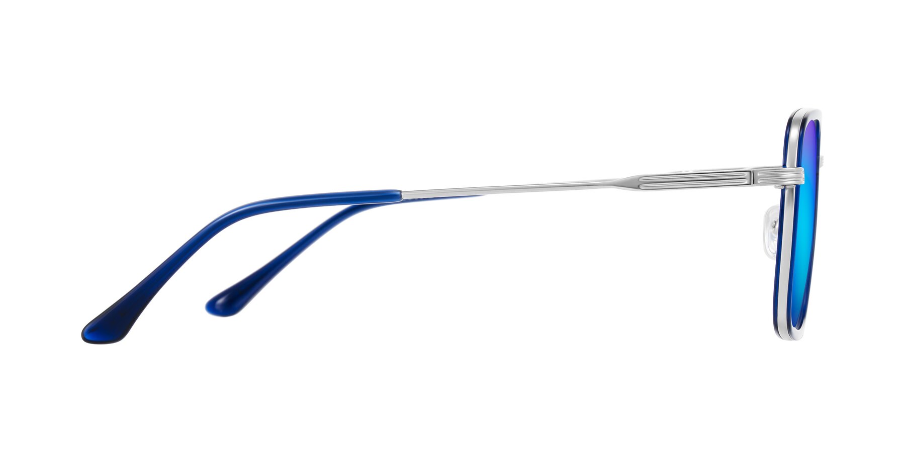 Side of Guadiaro in Blue/Silver with Blue Mirrored Lenses