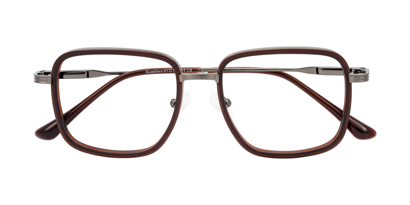 Guadiaro - Brown/Gunmetal Blue Light Glasses