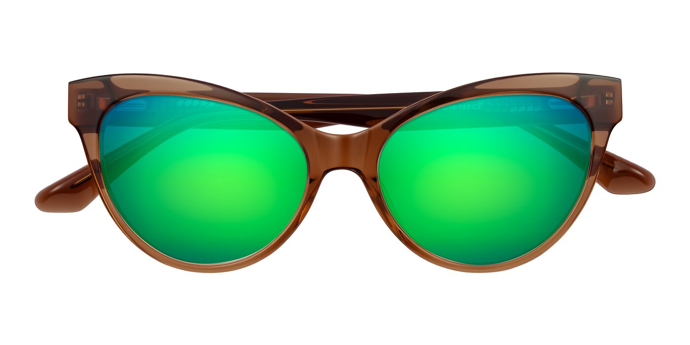 Carrick - Brown Flash Mirrored Sunglasses