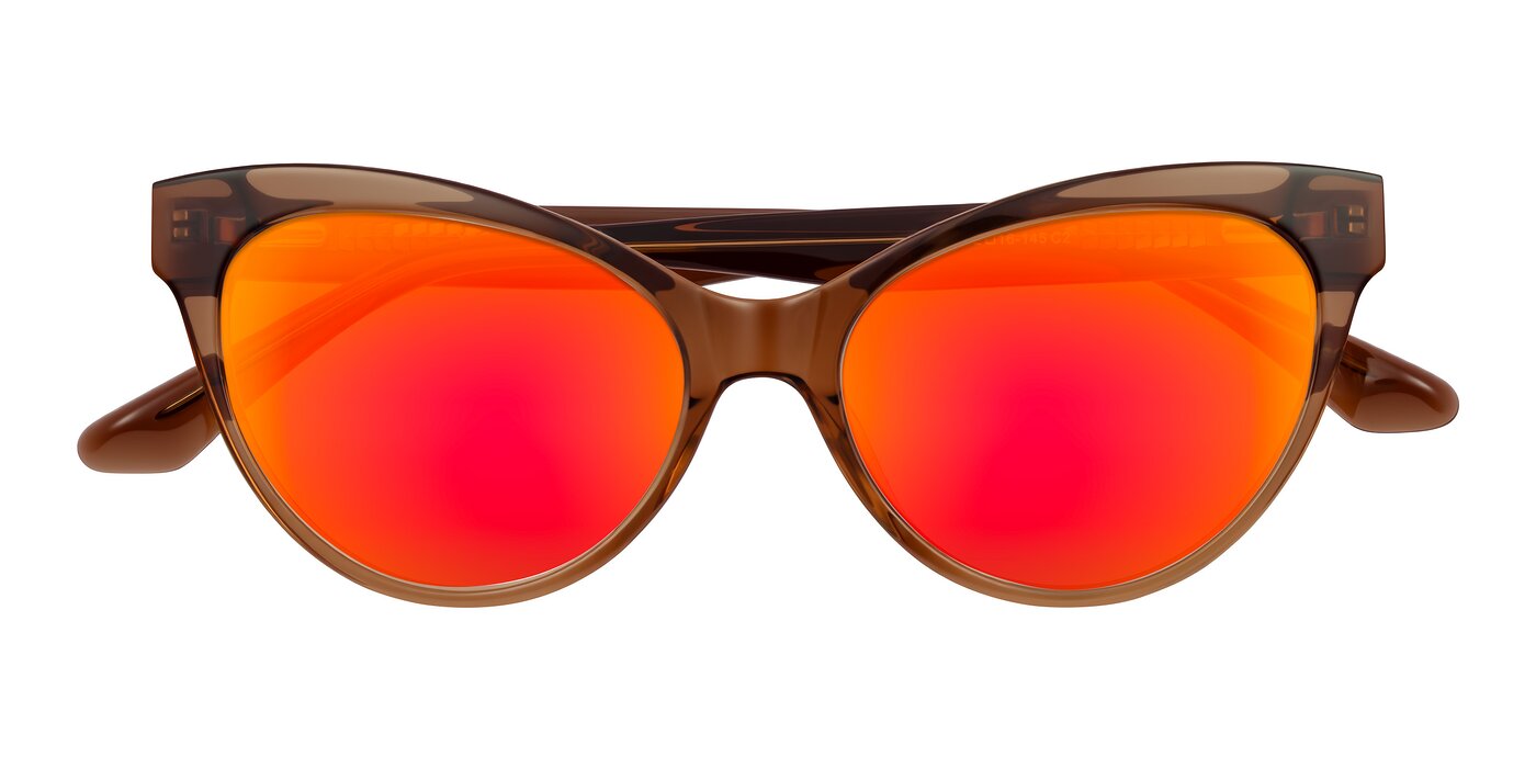Carrick - Brown Flash Mirrored Sunglasses
