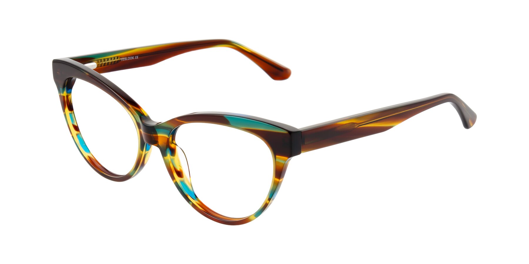 Angle of Carrick in Forest Tortoise with Clear Eyeglass Lenses