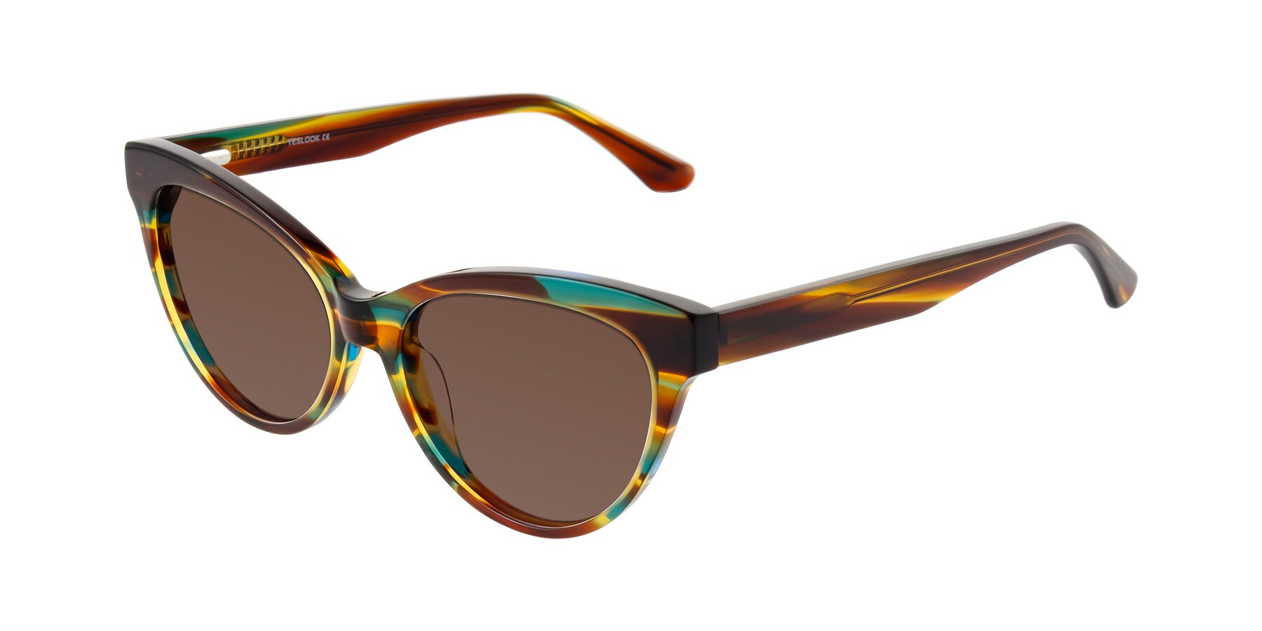 Angle of Carrick in Forest Tortoise with Brown Tinted Lenses