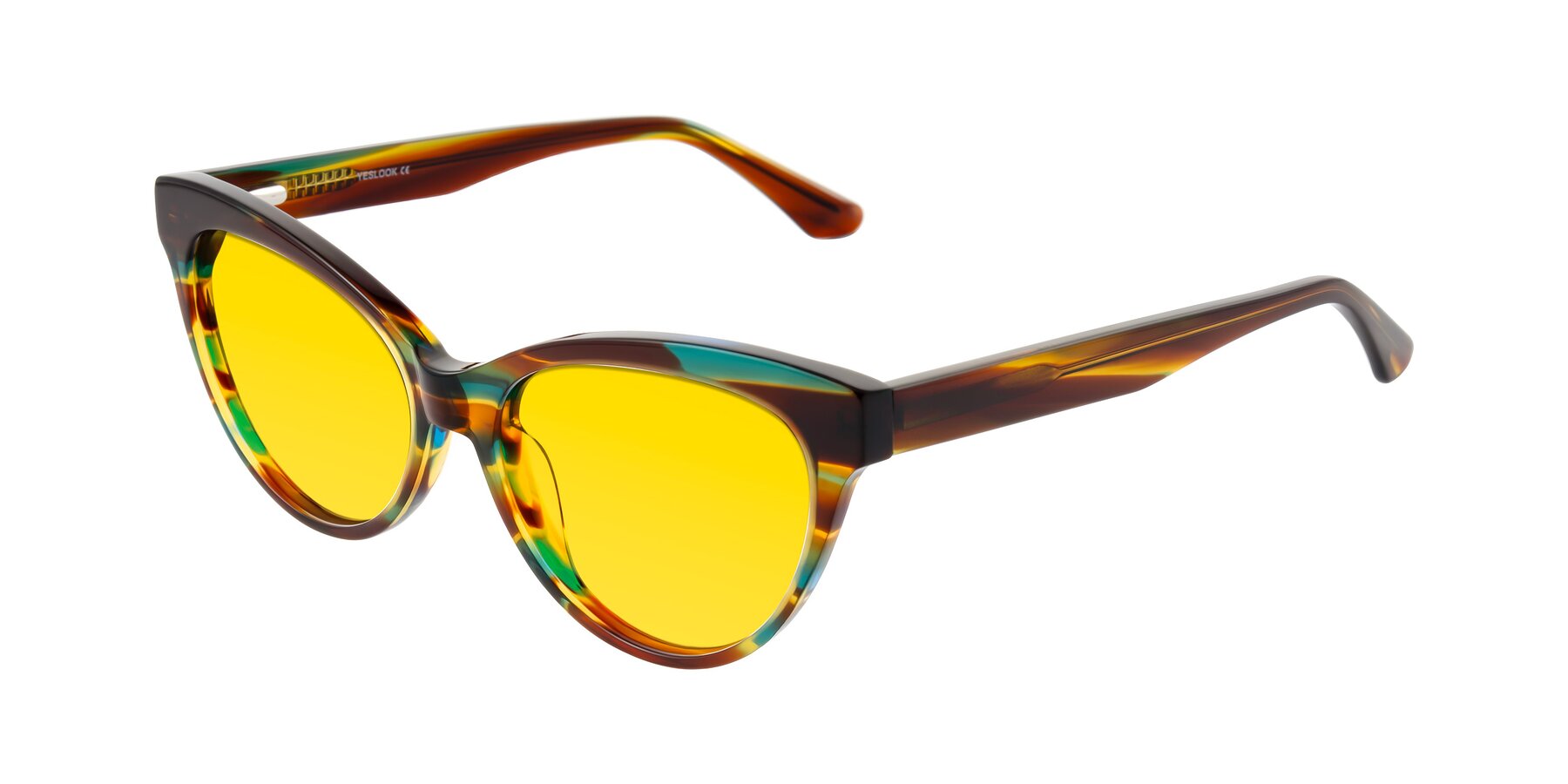 Angle of Carrick in Forest Tortoise with Yellow Tinted Lenses