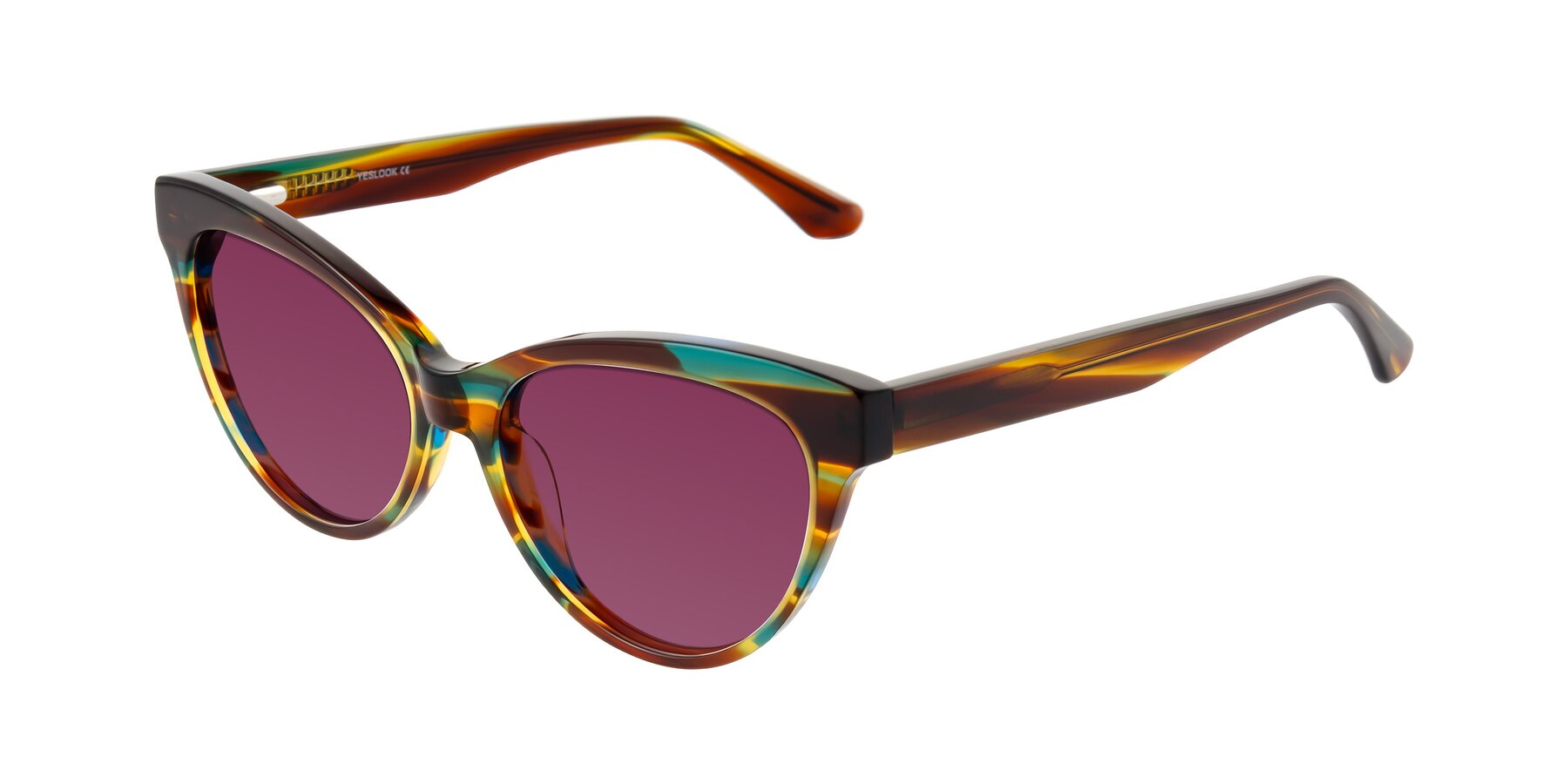Angle of Carrick in Forest Tortoise with Wine Tinted Lenses