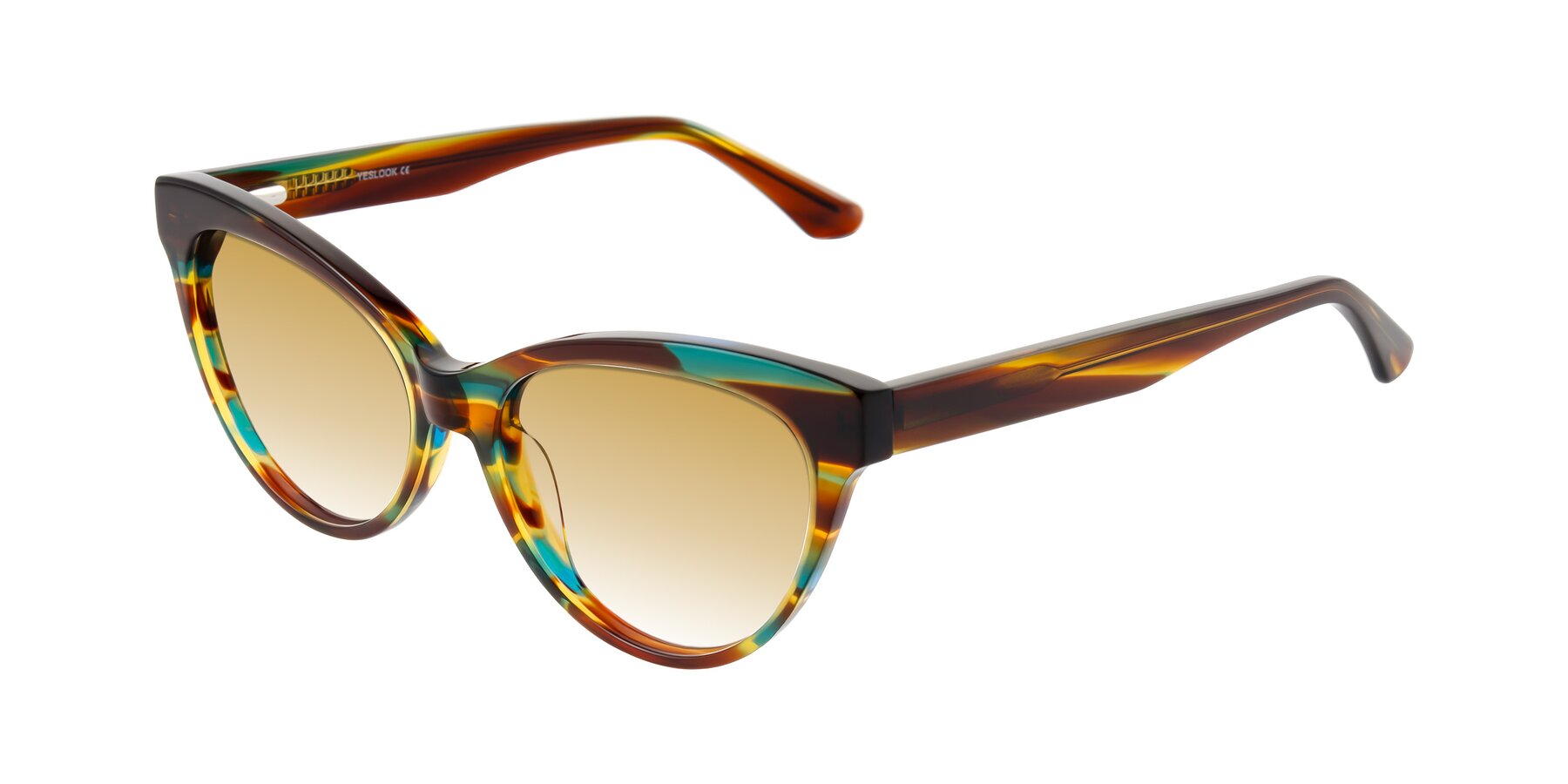 Angle of Carrick in Forest Tortoise with Champagne Gradient Lenses