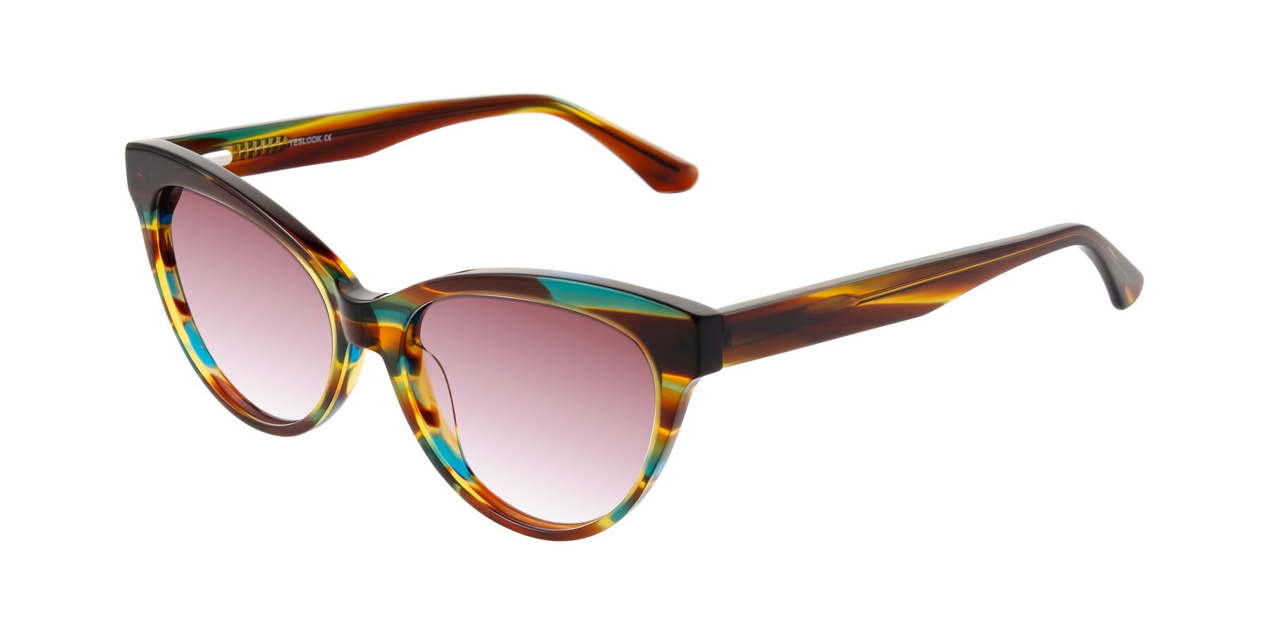 Angle of Carrick in Forest Tortoise with Garnet Gradient Lenses