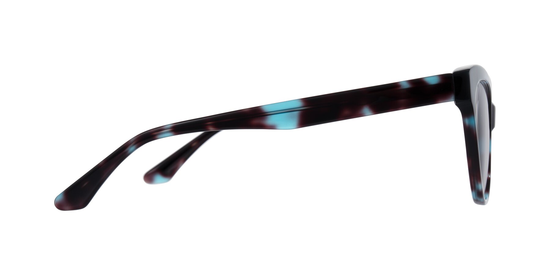 Side of Carrick in Blue Shadow with Clear Eyeglass Lenses