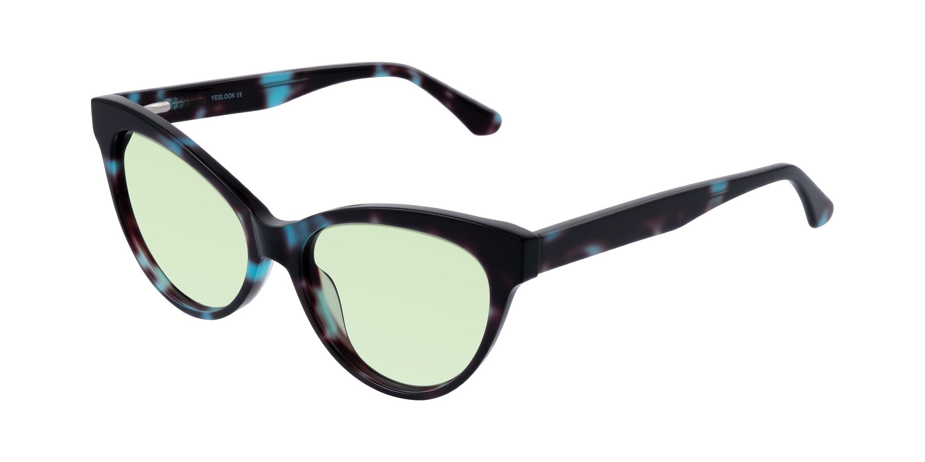 Angle of Carrick in Blue Shadow with Light Green Tinted Lenses