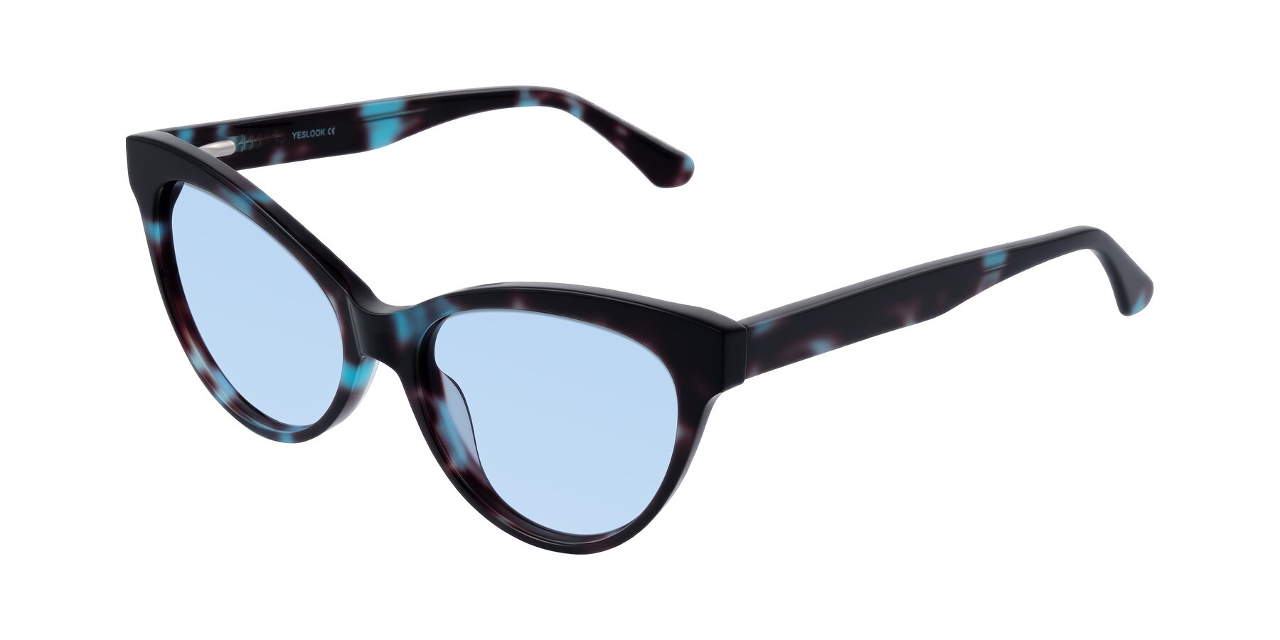 Angle of Carrick in Blue Shadow with Light Blue Tinted Lenses