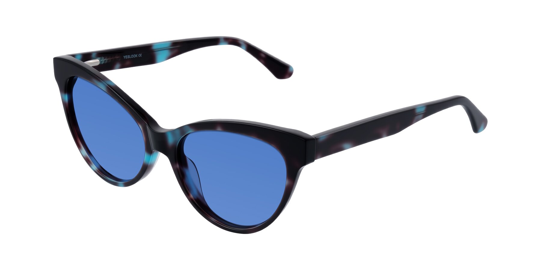 Angle of Carrick in Blue Shadow with Blue Tinted Lenses