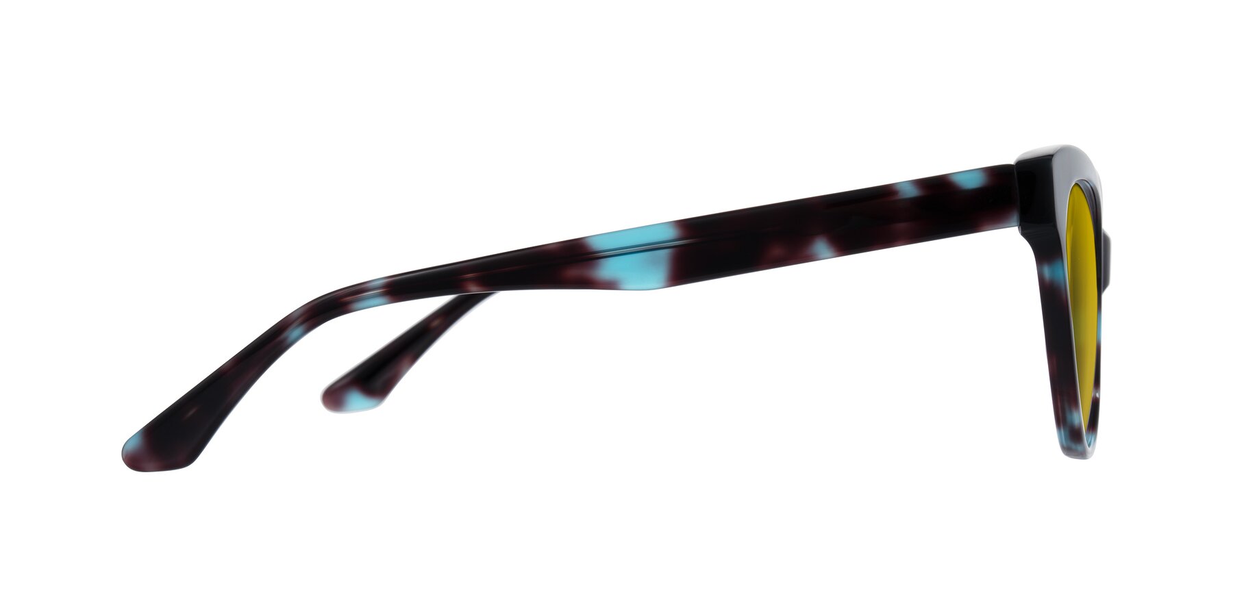 Side of Carrick in Blue Shadow with Yellow Tinted Lenses