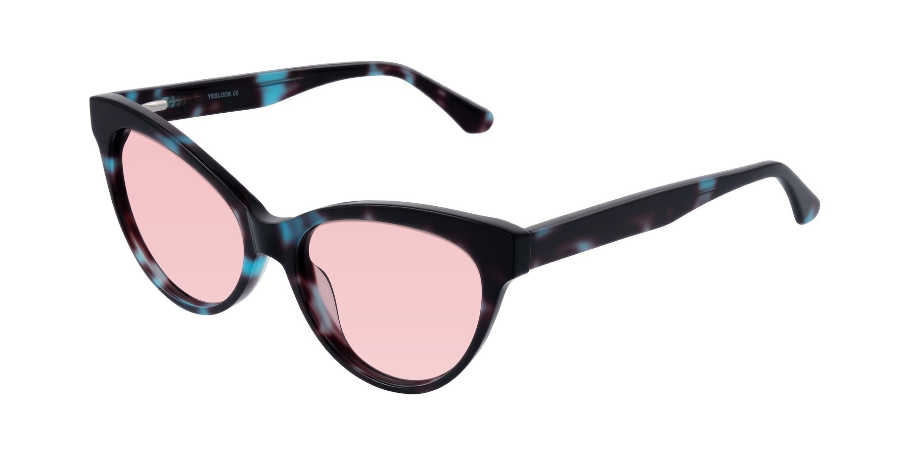 Angle of Carrick in Blue Shadow with Light Garnet Tinted Lenses