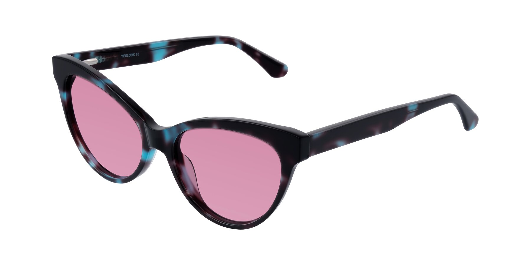 Angle of Carrick in Blue Shadow with Medium Wine Tinted Lenses