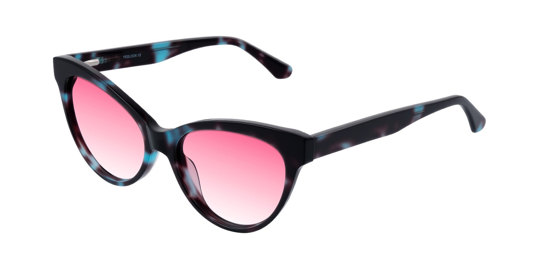 Angle of Carrick in Blue Shadow with Pink Gradient Lenses