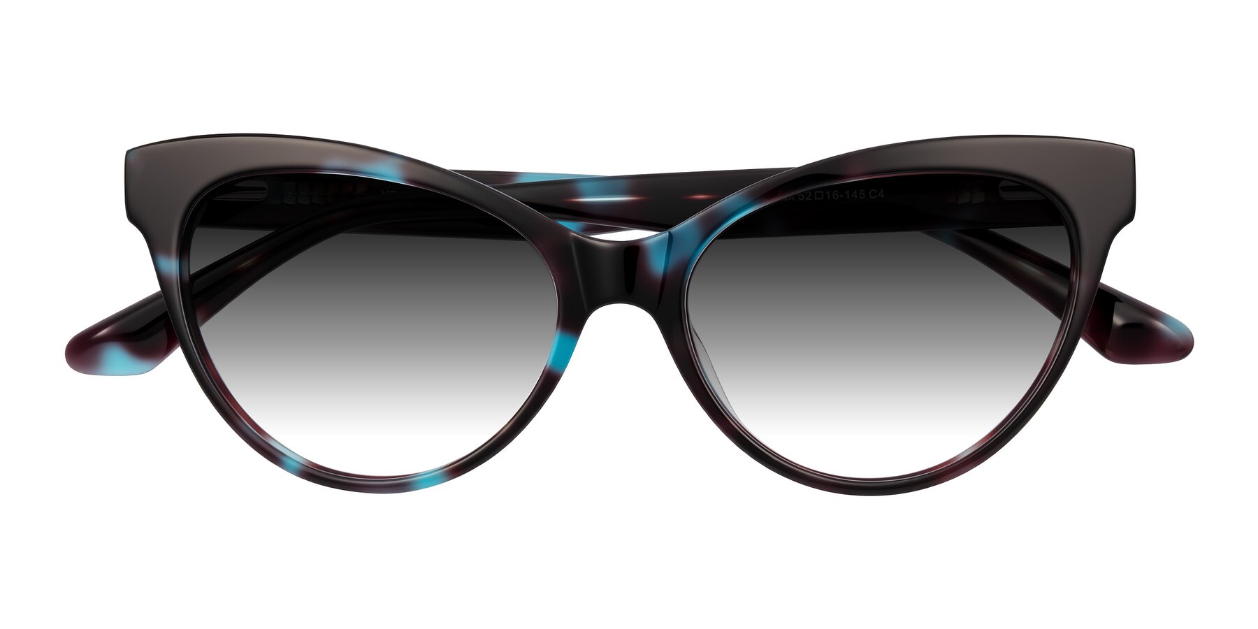 Folded Front of Carrick in Blue Shadow with Gray Gradient Lenses
