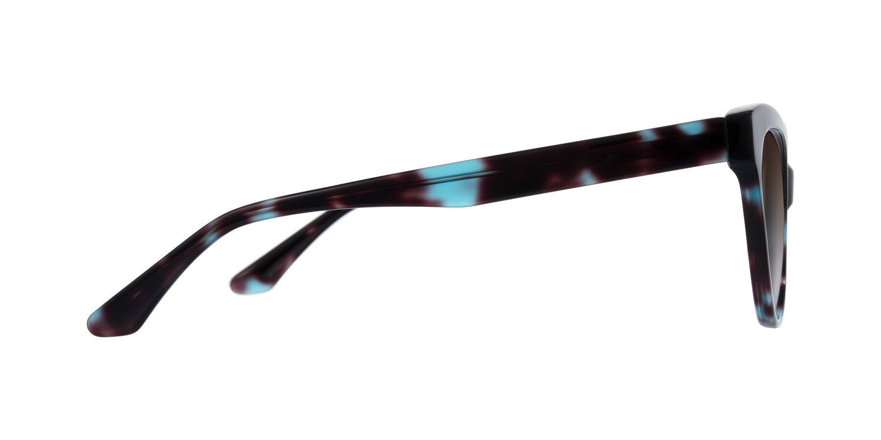 Side of Carrick in Blue Shadow with Brown Gradient Lenses