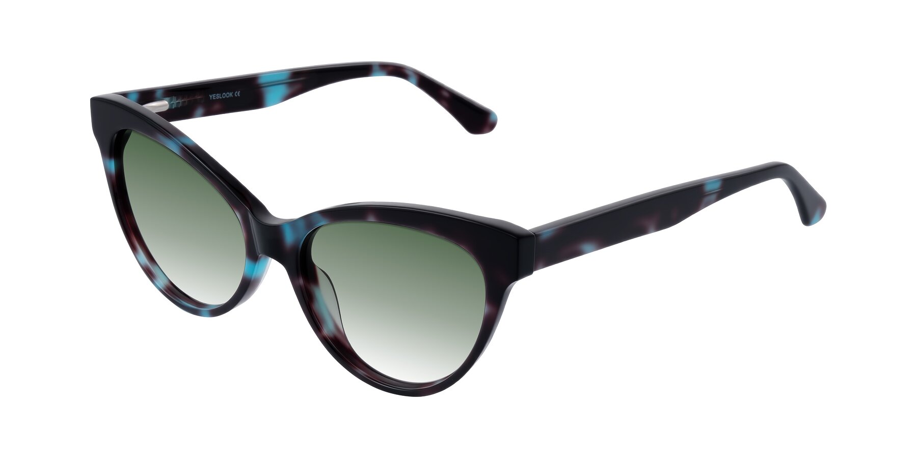 Angle of Carrick in Blue Shadow with Green Gradient Lenses