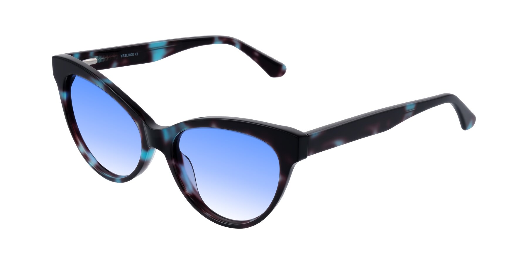 Angle of Carrick in Blue Shadow with Blue Gradient Lenses